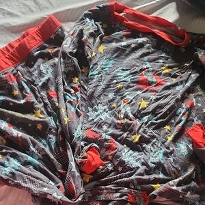 Little Sleepies Superhero Pajama Set - Red, Gray, and Blue